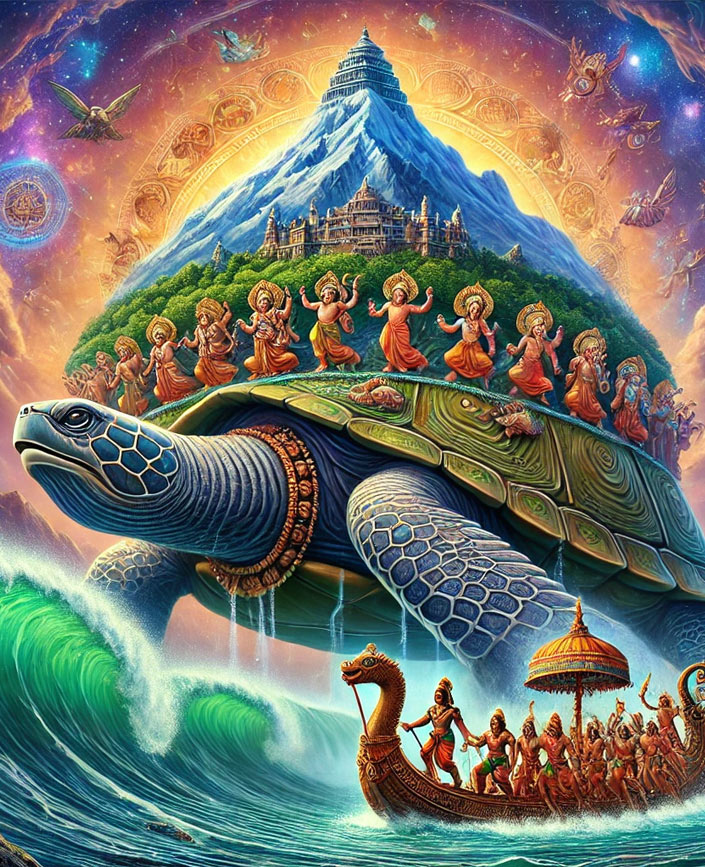 Which god is the symbol of the turtle?