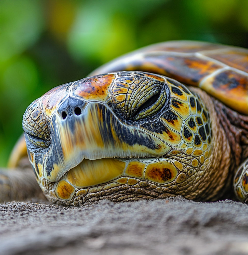 Where do Sea Turtles (honu) sleep?