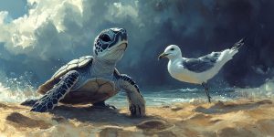 this tiny turtle defied the odds to survive!