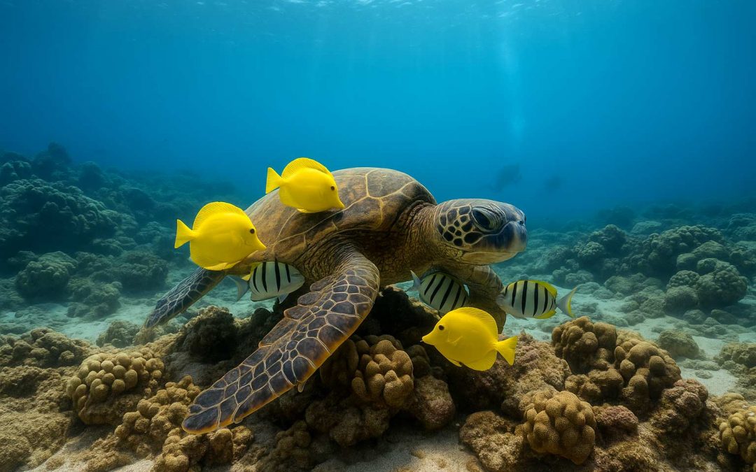 Do Sea Turtles Use Cleaning Stations in Oahu Waters?