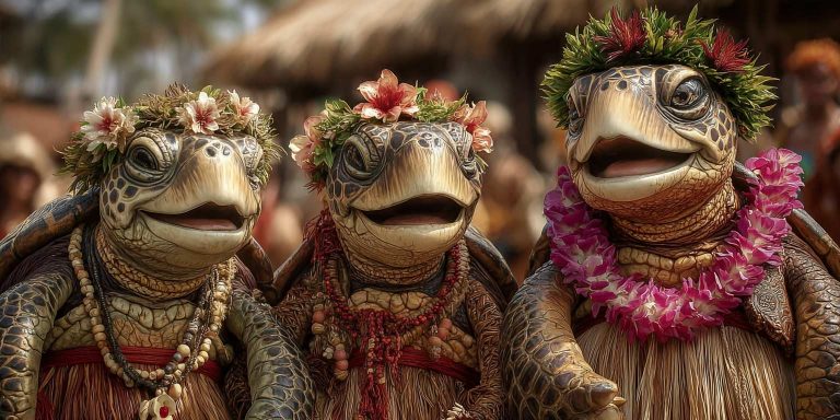 In One Day: Turtle Snorkel Oahu, Sea Life Park, Aloha Kai Luau