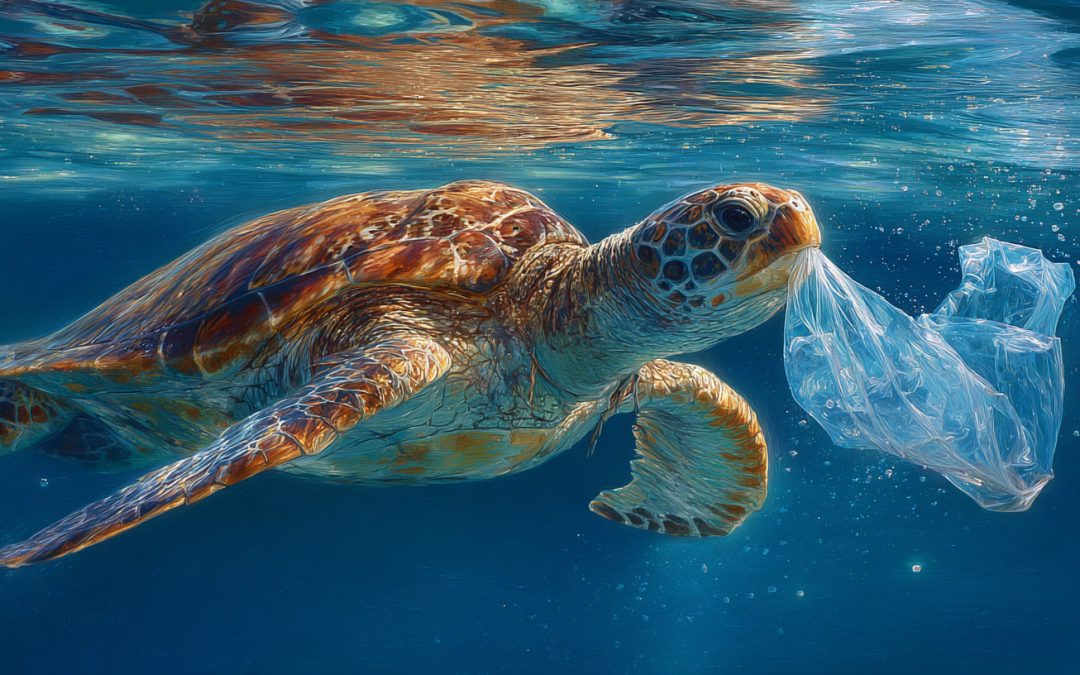 More than 50% of oahu sea turtles have ingested plastic or other human rubbish