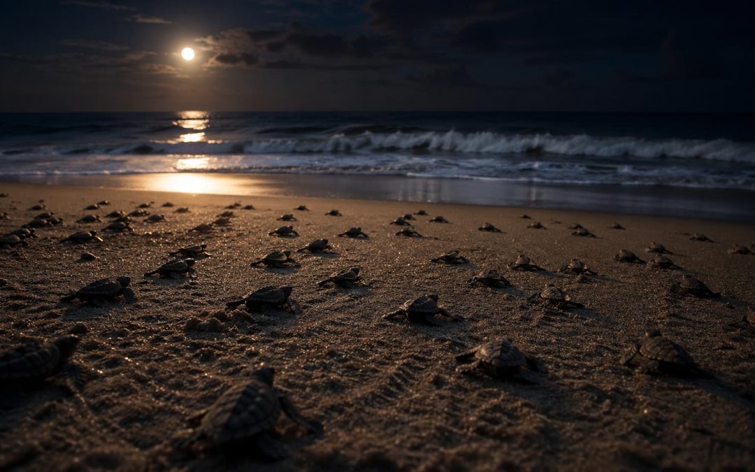From Sand to Sea: The Incredible First Journey of a Sea Turtle Hatchling