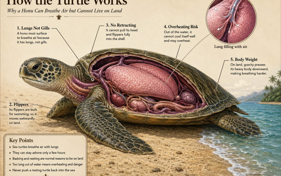 Can Sea Turtles Live Out Of Water? How Long A Honu Can Stay On Land