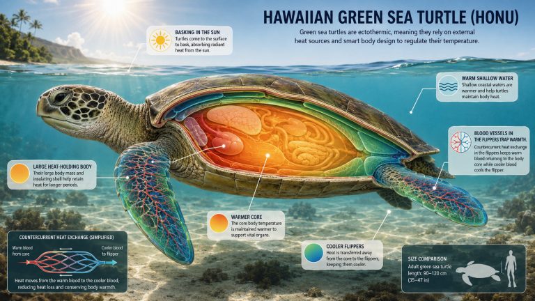 Do Sea Turtles Get Cold? How Hawaiian Honu Stay Warm