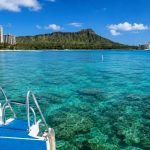 Snorkel With Sea Turtles Under Diamond Head And The Waikiki Skyline
