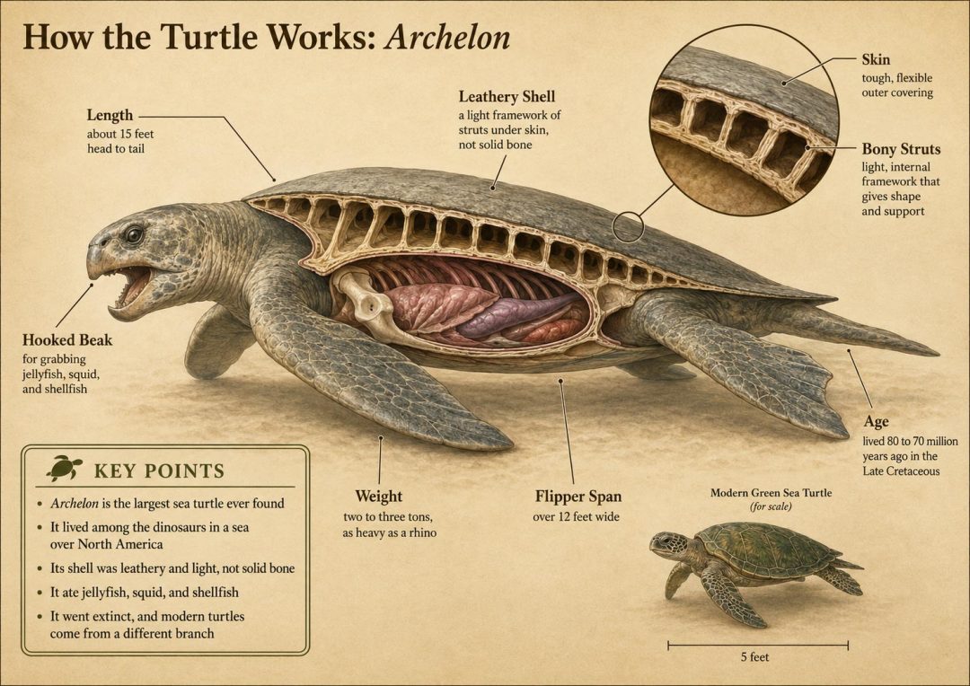Archelon: The Largest Sea Turtle That Ever Lived - Turtle Snorkeling ...