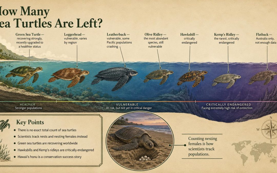 How Many Sea Turtles Are Left? A 2026 Look by Species