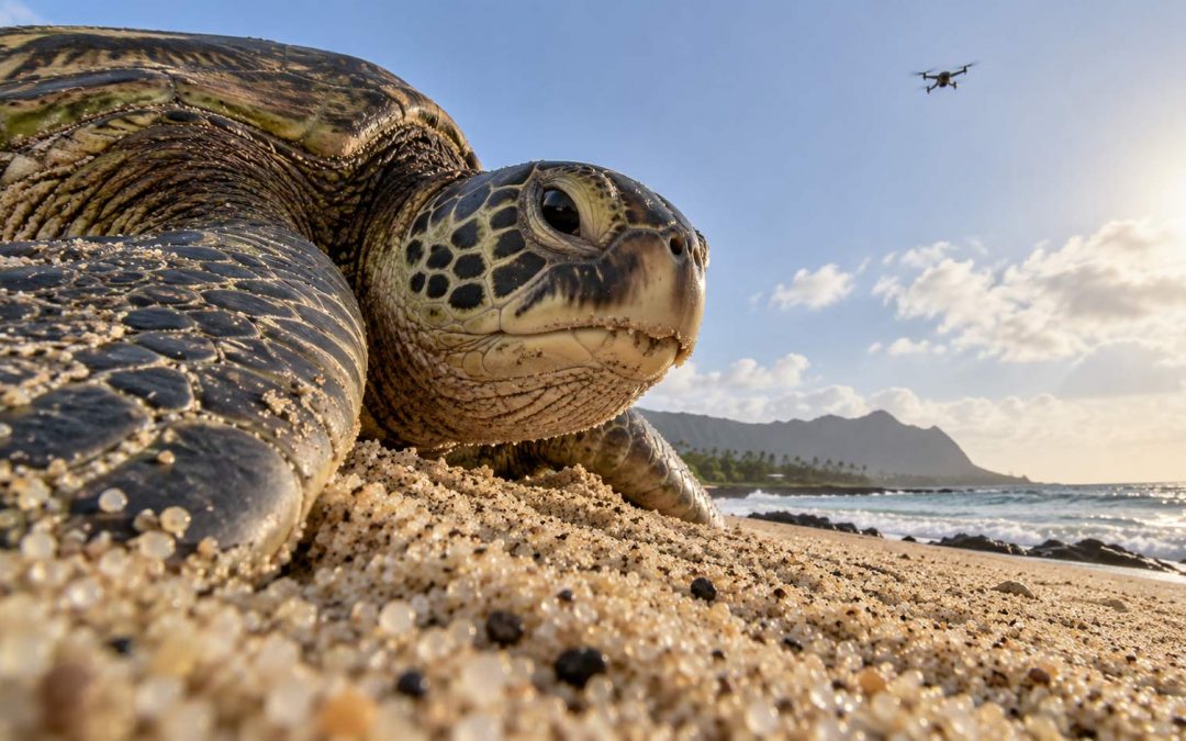 Drones and Honu: Hawaii’s Rules for Filming Sea Turtles From the Air