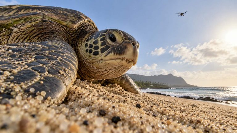 Drones and Honu: Hawaii’s Rules for Filming Sea Turtles From the Air